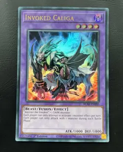 Yugioh Invoked Caliga BLAR-EN080 Ultra Rare 1st Edition NM - Image 1