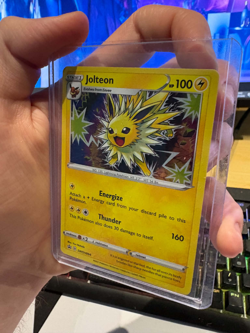 Pokemon Card Jolteon SWSH094 Black Star Promo Near Mint - Image 1