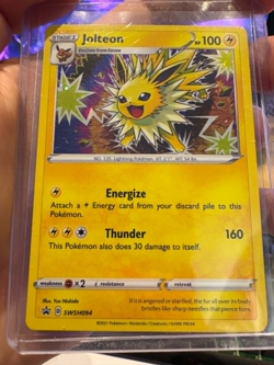 Pokemon Card Jolteon SWSH094 Black Star Promo Near Mint - Image 3