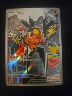 Tepig MEP050 First Partner's Promo Near Mint Pokemon TCG - Image 1