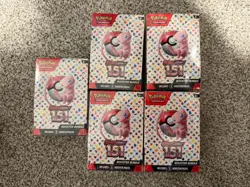 Lot Of 5 Pokemon 151 Scarlet and Violet Booster Bundle New/Factory Sealed Boxes - Image 1
