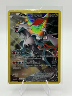 Pokemon White Kyurem XY81 XY Full Art Holo Black Star Promo A121 - Image 1