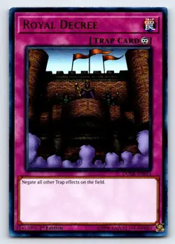 Royal Decree DUDE-EN051 Ultra Rare Duel Devastator Yu-Gi-Oh 1st Edition - Image 1