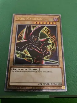 Yugioh Tcg - Dark Magician Ra04-en106 Arkana 1st Edition QCR - Image 1