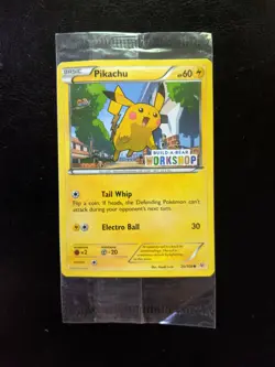 Pokemon Card Pikachu 20/108. Build-A-Bear Workshop Promo. SEALED - Image 1