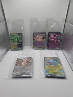 100 Mix NM Pokemon Cards English Lot- ALL DOUBLE RARE EX+Bonus 20 Reverse HOLO - Image 1