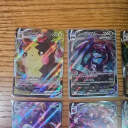 Lot of 9 Pokemon VMAX Cards LP-NM - Image 2