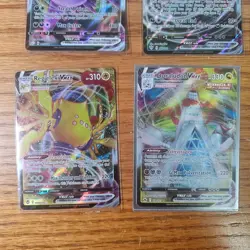 Lot of 9 Pokemon VMAX Cards LP-NM - Image 4