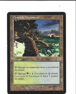 Magic Mtg SPANISH Apocalypse Yavimaya Coast NICE CARD - Image 1