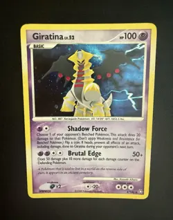 Pokemon Giratina TCG Legends Awakened Holo Card 4 Rare NM- - Image 1