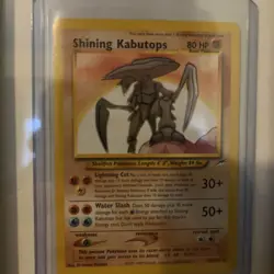 Shining Kabutops Secret Rare Holo 108/105 Neo Destiny Pokemon Card MP / LP - Image 3