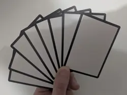 MTG Misprint Error Blank Magic the Gathering Card Quantity: 1 - Image 1