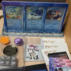 Pokemon Items Pins ,Coins, Dice, Energy Cards Stickers And More - Image 4
