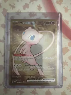Mew ex 205/165 Sv: Scarlet & Violet 151 Holo Gold NON-Metal Card NM - Image 1