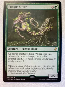 MTG 1x Fungus Sliver # 203 Time Spiral Remastered Magic the Gathering Card x1 NM - Image 1
