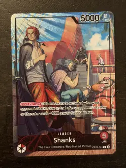 Shanks (2025 PSA Magazine Promo) OP09-001 One Piece Promotion Cards Foil (NM) - Image 1