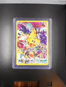 Pokemon Pikachu TCG Full Art Secret Rare Holo Card 160/159 Crown Zenith - Image 1