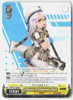 Pursuit of Firepower, Neon NIK/S117-E004 R GODDESS OF VICTORY: NIKKE NM - Image 1