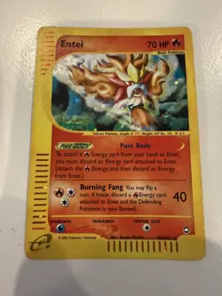Entei – Aquapolis H8/H32 2002–2003 Holo Rare e-Reader Series HP - Image 1