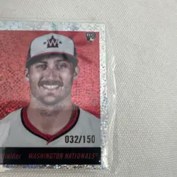 Dylan Crews 2025 Topps Chrome Platinum Speckle Refractor 13/150 RC #244 NATIONAL - Image 3