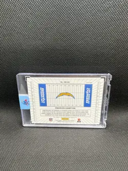 Panini 2025 Donruss Optic Football Omarion Hampton Hash Marks HM-OH RC Auto - Image 2