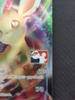 Leafeon VMAX 008/203 Prize Pack Series 1 Stamped Pokemon Card 2020 NM - Image 3