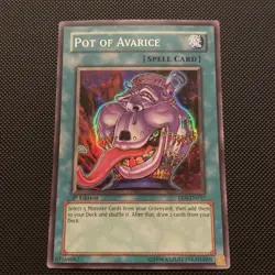 Pot of Avarice EEN-EN037 Super Rare 1st Edition YuGiOh Card - Image 1