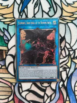 Cherubini Ebony Angel of The Burning Abyss Quarter Century Rare RA01-EN042 - Image 1