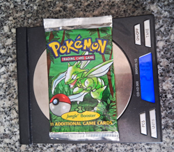 Pokemon TCG Jungle Booster Pack 11 Cards Scyther Artwork Heavy - Image 1