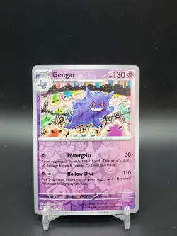 Gengar 094/165 Pokemon 151 Reverse Holo Rare NM Pokemon Card - Image 1