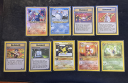 VINTAGE Pokemon Card Lot of 9 cards- PROMOs, Base, Gym chall., Neo Gen, Neo disc - Image 1