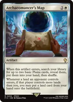 ~ Archaeomancer's Map ~ NM ~ Commander: FINAL FANTASY ~ MTG ~ - Image 1