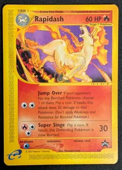 Rapidash 051 & Ho-oh 052 Black Star Promo e-Reader Pokemon Cards LP Vintage Wotc - Image 3