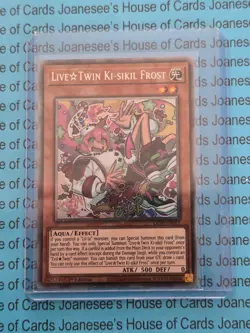 LIOV-EN017 Live☆Twin Ki-sikil Frost Starlight Rare Yu-Gi-Oh Card 1st New NMint - Image 1