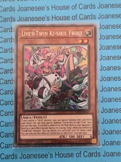 LIOV-EN017 Live☆Twin Ki-sikil Frost Starlight Rare Yu-Gi-Oh Card 1st New NMint - Image 2