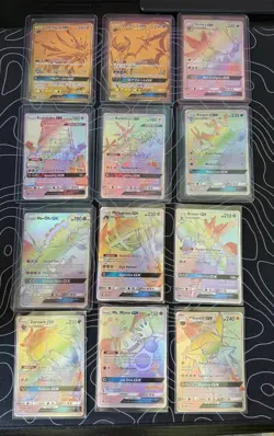 Pokemon TCG Sun & Moon Full Art Foil GX Lot 38 cards - Image 1