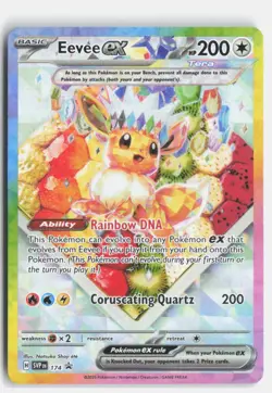 Pokemon tcg SV: Scarlet & Violet Promo Cards Eevee ex Near Mint or Better - Image 1
