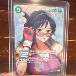 Bandai One Piece Card Game Tashigi OP06-029 OP-06 Alt Art Foil SR 6000 - Image 1
