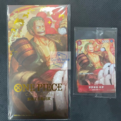 One Piece Card Game China Exclusive Zoro Luffy 2024 New Year Red Packet Promo - Image 2