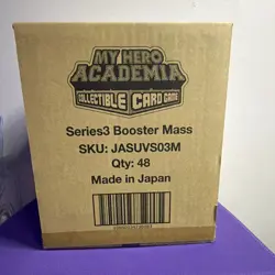 Jasco Games My Hero Academia CCG Series 3 Booster Case 48 Cards English 2003 - Image 1