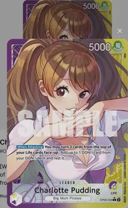 One Piece card game charlotte pudding AA Leader - Image 1
