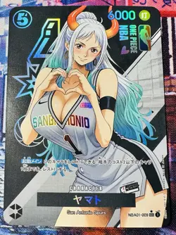One Piece Yamato Waifu NBA01-009 SEC San Antonio Spurs Japan Foil Proxy Card - Image 1