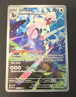 Pokemon TCG 8-Card lot English Holo Lot: Sprigatito ex, Silvally, Weavile etc - Image 1