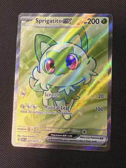 Pokemon TCG 8-Card lot English Holo Lot: Sprigatito ex, Silvally, Weavile etc - Image 4
