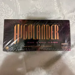 Highlander The Card Game 1995 Limited Edition Starter Decks Sealed Box: 12 Decks - Image 1