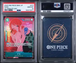 One Piece JP Nami Alternate Art #EB02-017 Anime 25th Collection (PSA 10) - Image 3