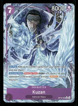 Kuzan (Alternate Art) R OP16-063 Foil NM/M OP-317 - Image 1