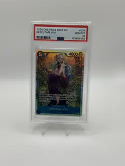 One Piece CCG Nefeltari Vivi EB03-024 SR PSA 10 - Image 1