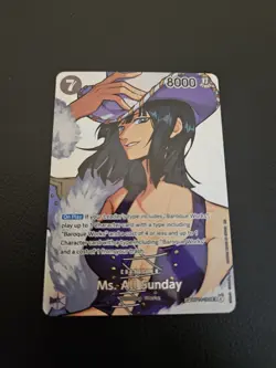 English Ms. All Sunday SP OP14-084 One Piece OP-16 TIME OF BATTLE MINT - Image 3