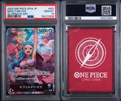 PSA 10 Nefeltari Vivi One Piece Kingdoms of Intrigue #OP04-001 Alt Art Japanese - Image 3